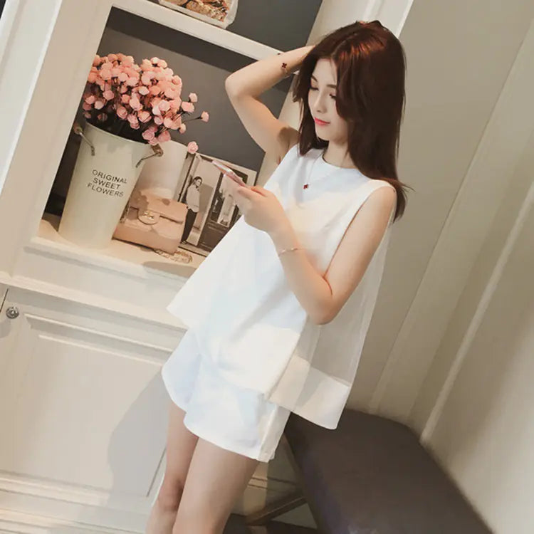 Summer Fashionable Two-Piece Women's Outfit Set