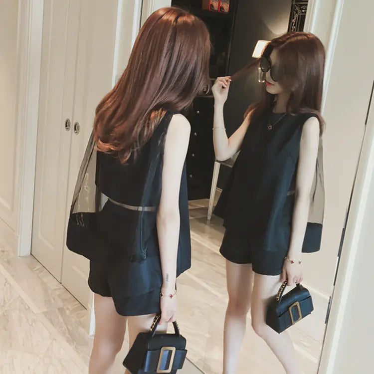 Summer Fashionable Two-Piece Women's Outfit Set